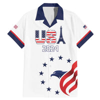Custom USA 2024 Paris Family Matching Mermaid Dress and Hawaiian Shirt United States Sport LT05 - Wonder Print Shop