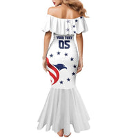 Custom USA 2024 Paris Family Matching Mermaid Dress and Hawaiian Shirt United States Sport LT05 - Wonder Print Shop