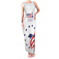 Custom USA 2024 Paris Family Matching Tank Maxi Dress and Hawaiian Shirt United States Sport LT05 - Wonder Print Shop