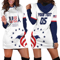 Custom USA 2024 Paris Hoodie Dress United States Sport LT05 - Wonder Print Shop