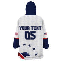 Custom USA 2024 Paris Wearable Blanket Hoodie United States Sport LT05 - Wonder Print Shop