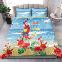 Hawaii Christmas Bedding Set Funny Macaw Parrot Tropical Vibe LT05 - Wonder Print Shop