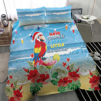 Hawaii Christmas Bedding Set Funny Macaw Parrot Tropical Vibe LT05 - Wonder Print Shop