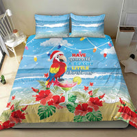Hawaii Christmas Bedding Set Funny Macaw Parrot Tropical Vibe LT05 - Wonder Print Shop