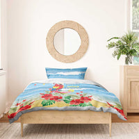 Hawaii Christmas Bedding Set Funny Macaw Parrot Tropical Vibe LT05 - Wonder Print Shop