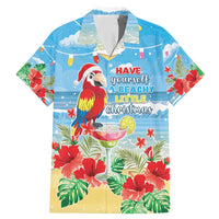 Hawaii Christmas Family Matching Mermaid Dress and Hawaiian Shirt Funny Macaw Parrot Tropical Vibe LT05 - Wonder Print Shop