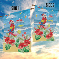 Hawaii Christmas Garden Flag Funny Macaw Parrot Tropical Vibe LT05 - Wonder Print Shop