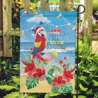 Hawaii Christmas Garden Flag Funny Macaw Parrot Tropical Vibe LT05 - Wonder Print Shop