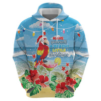 Hawaii Christmas Hoodie Funny Macaw Parrot Tropical Vibe LT05 - Wonder Print Shop