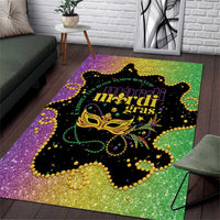 Mardi Gras Area Rug Laissez Les Bons Temps Rouler