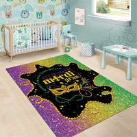 Mardi Gras Area Rug Laissez Les Bons Temps Rouler