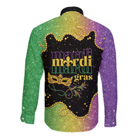 Mardi Gras Long Sleeve Button Shirt Laissez Les Bons Temps Rouler