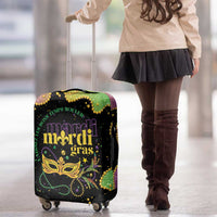 Mardi Gras Luggage Cover Laissez Les Bons Temps Rouler