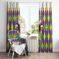 Love Mardi Gras Window Curtain Coquette Bow Glitter Style LT05 - Wonder Print Shop