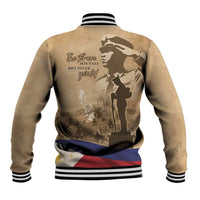 Philippines Memorial Day Baseball Jacket Honor The Fallen