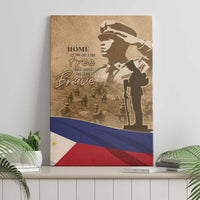 Philippines Memorial Day Canvas Wall Art Honor The Fallen