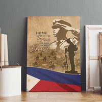 Philippines Memorial Day Canvas Wall Art Honor The Fallen