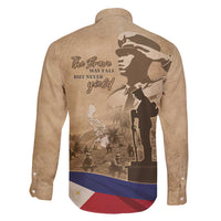 Philippines Memorial Day Family Matching Long Sleeve Bodycon Dress and Hawaiian Shirt Honor The Fallen