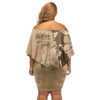 Philippines Memorial Day Family Matching Off Shoulder Short Dress and Hawaiian Shirt Honor The Fallen