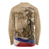 Philippines Memorial Day Long Sleeve Shirt Honor The Fallen