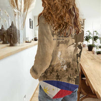 Philippines Memorial Day Women Casual Shirt Honor The Fallen LT05 - Wonder Print Shop