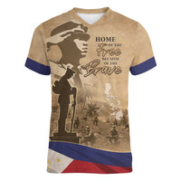Philippines Memorial Day Women V-Neck T-Shirt Honor The Fallen LT05 - Wonder Print Shop