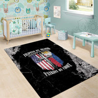 Philippines And USA Area Rug Grunge Style