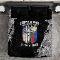 Philippines And USA Bedding Set Grunge Style