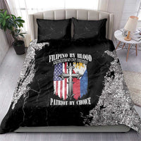 Philippines And USA Bedding Set Grunge Style