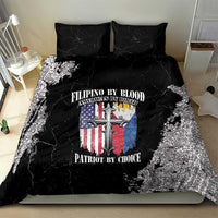 Philippines And USA Bedding Set Grunge Style