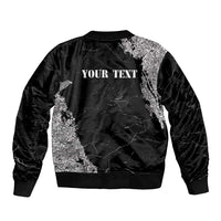 Personalized Philippines And USA Bomber Jacket Grunge Style