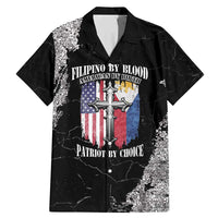 Personalized Philippines And USA Family Matching Mermaid Dress and Hawaiian Shirt Grunge Style