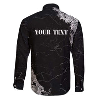 Personalized Philippines And USA Family Matching Off The Shoulder Long Sleeve Dress and Hawaiian Shirt Grunge Style