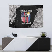 Philippines And USA Tapestry Grunge Style LT05 - Wonder Print Shop