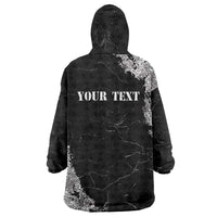 Personalized Philippines And USA Wearable Blanket Hoodie Grunge Style LT05 - Wonder Print Shop