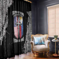 Philippines And USA Window Curtain Grunge Style LT05 - Wonder Print Shop