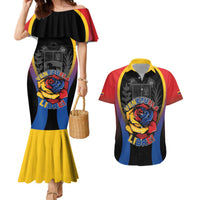 Venezuela Libre Couples Matching Mermaid Dress and Hawaiian Shirt Freedom And National Pride - Wonder Print Shop