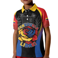 Venezuela Libre Kid Polo Shirt Freedom And National Pride - Wonder Print Shop