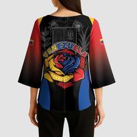 Venezuela Libre Kimono Sleeve Blouse Freedom And National Pride - Wonder Print Shop