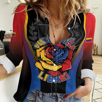 Venezuela Libre Women Casual Shirt Freedom And National Pride - Wonder Print Shop