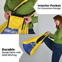 Saint Lucia Football Grocery Bag Sporty Style