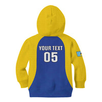 Custom Saint Lucia Football Kid Hoodie Sporty Style