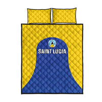 Saint Lucia Football Quilt Bed Set Sporty Style