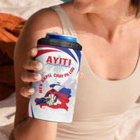 Haiti 4 in 1 Can Cooler Tumbler Men Anpil Chay Pa Lou