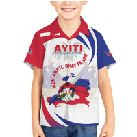 Haiti Family Matching Mermaid Dress and Hawaiian Shirt Men Anpil Chay Pa Lou LT05