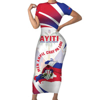 Haiti Short Sleeve Bodycon Dress Men Anpil Chay Pa Lou LT05