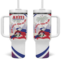 Haiti Tumbler With Handle Men Anpil Chay Pa Lou