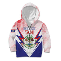 Personalized Belize 501 Kid Hoodie Coat Of Arms