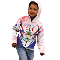 Personalized Belize 501 Kid Hoodie Coat Of Arms