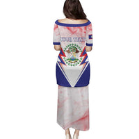 Personalized Belize 501 Puletasi Coat Of Arms